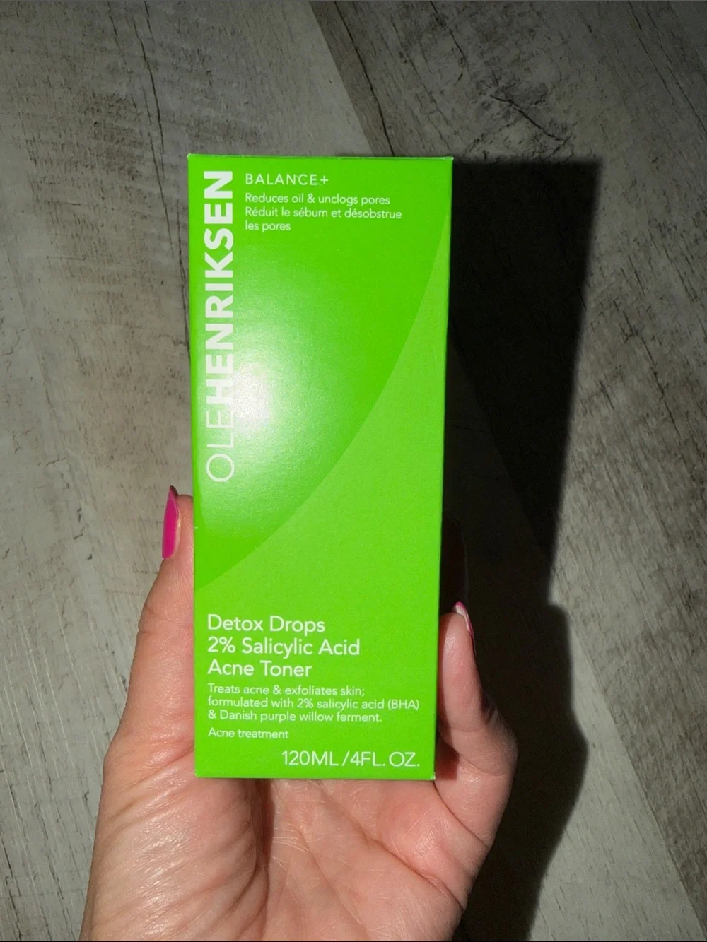 NEW Ole Henriksen Detox Drops 2% Salicylic Acid Acne Toner